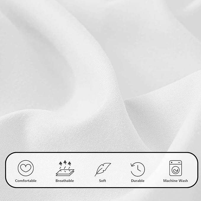 Night Zone Fitted Bed Sheet Non Iron Polycotton Soft Easy Care Percale 25cm Deep Pocket Fitted Sheet (King, Teal) - Image 6